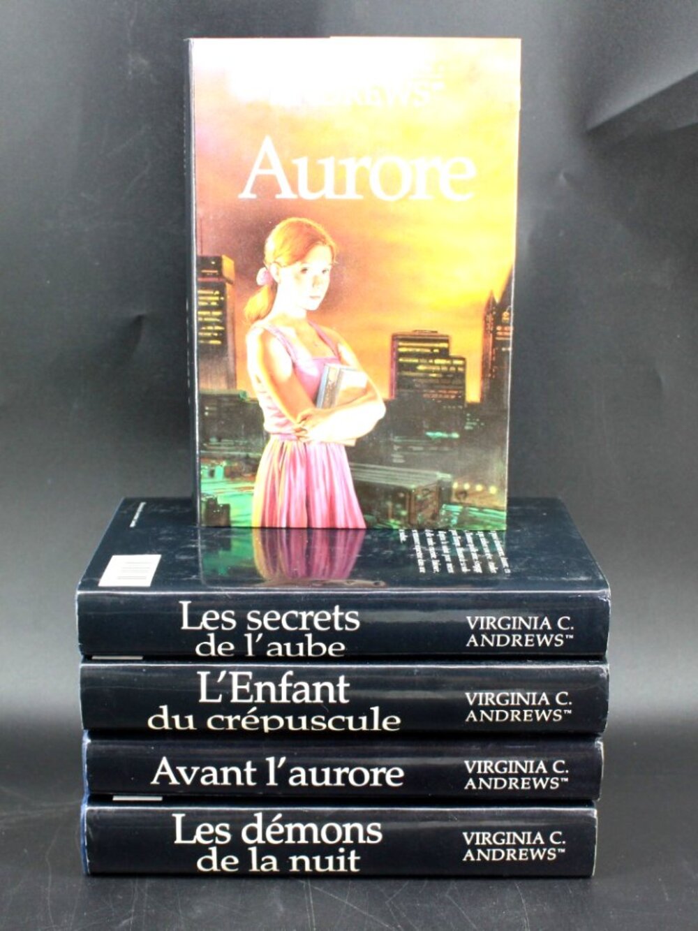Lot 5 Livres Virginia C. Andrews - Aurore tome 1 a 5 French Hardcover